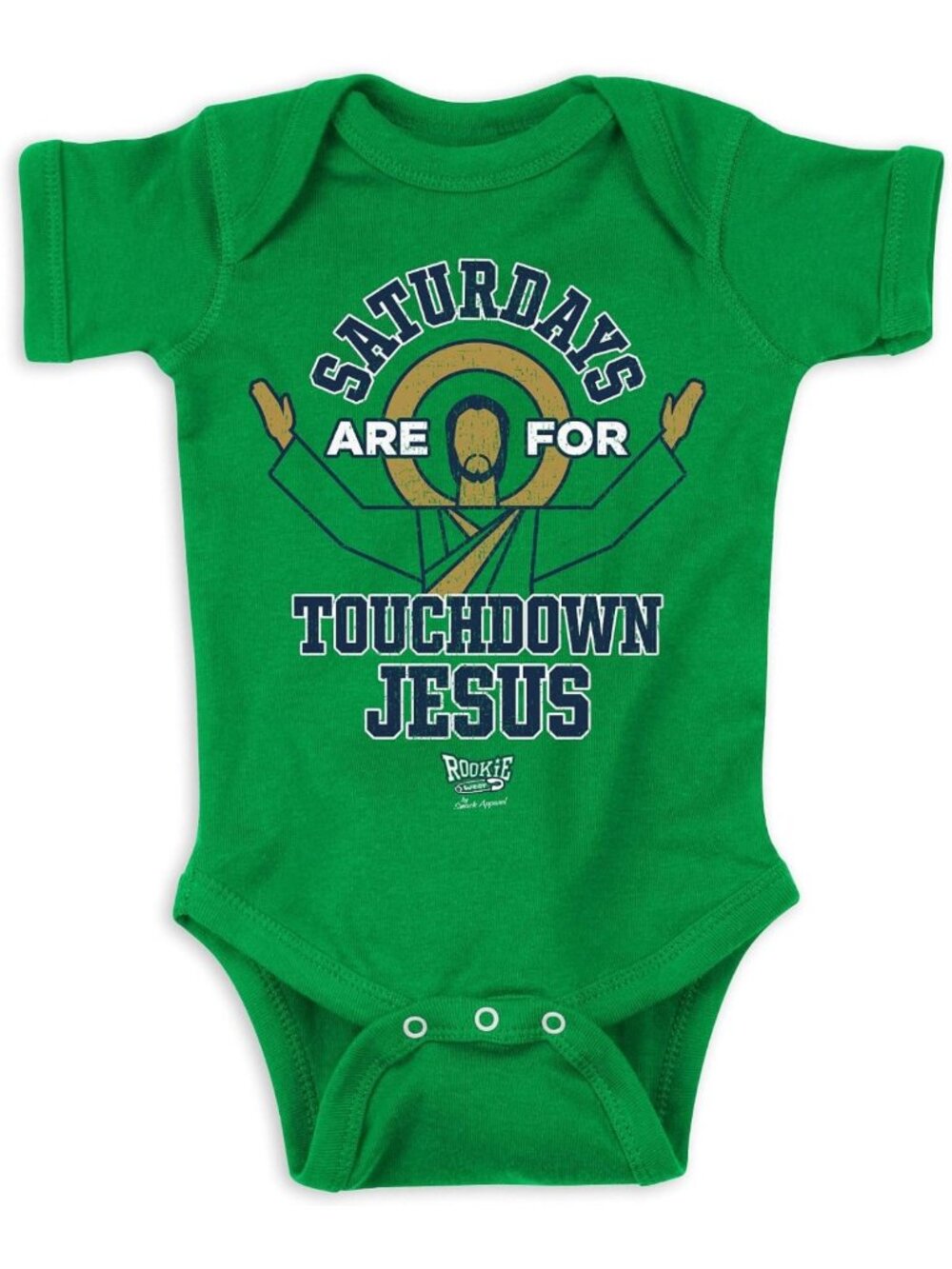 College Fan Saturdays Onesie for Infants - Perfect Gift for Notre Dame Lovers